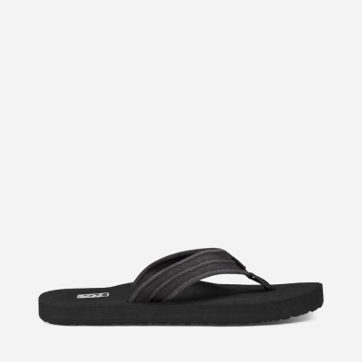 Teva Mush II Canvas Men's Grey Flip Flops CA02418 Canada Online